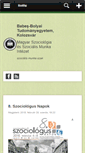 Mobile Screenshot of bbte-szocialismunka.ro